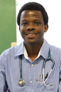 Thabani Thatha, a fellow of the African Paediatrics Fellowship Programme at UCT